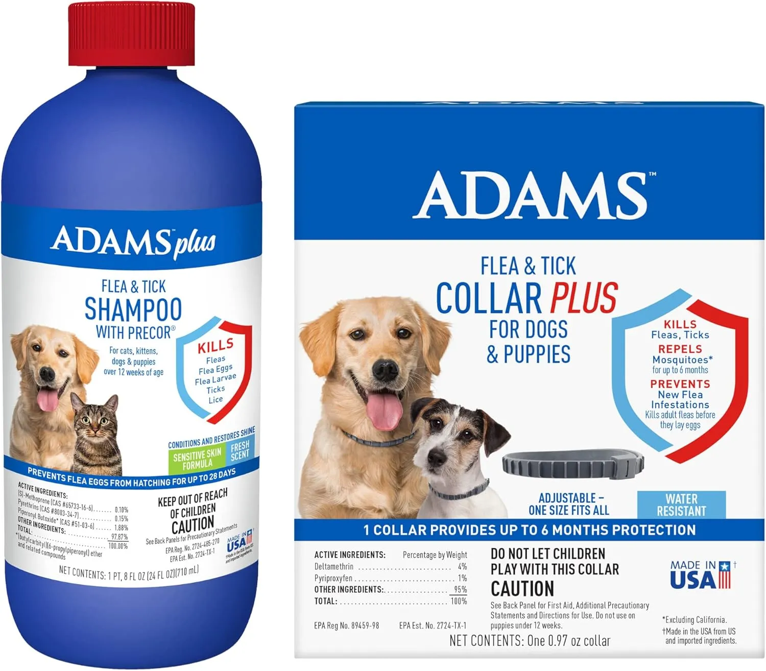 Plus Shampoo 24 oz.   Flea & Tick Collar