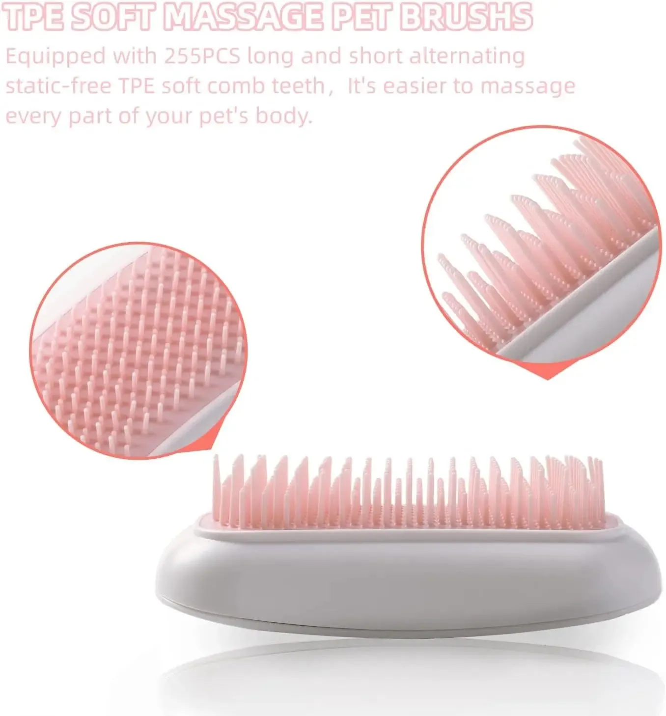 Portable Handheld Electric Brush for Cats and Dogs