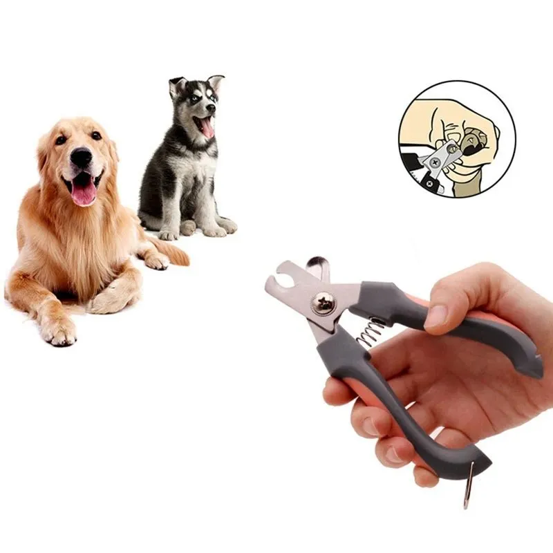 Professional Pet Dog Brush Nail Clipper Set