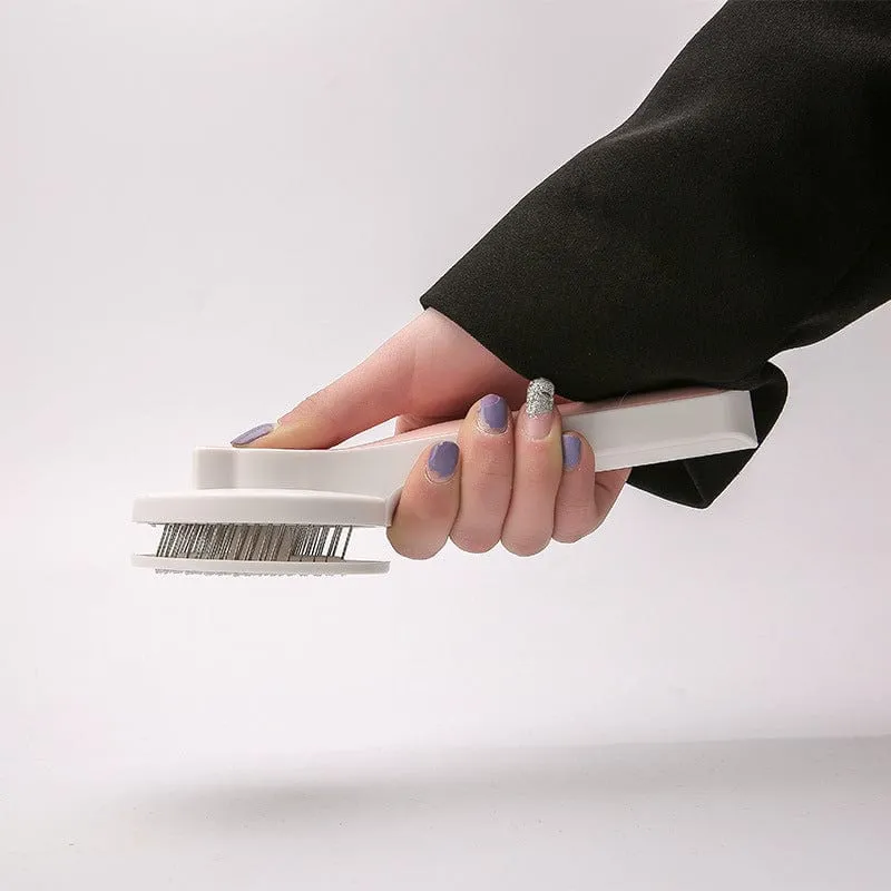PurrfectClean Self-Cleaning Slicker Brush
