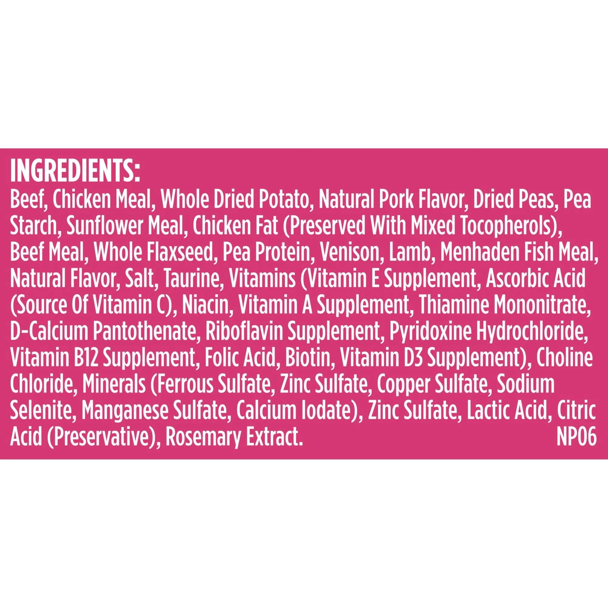 Rachael Ray Nutrish PEAK Protein Open Prairie Recipe With Beef, Venison & Lamb, Dry Dog Food, 4 lb. Bag