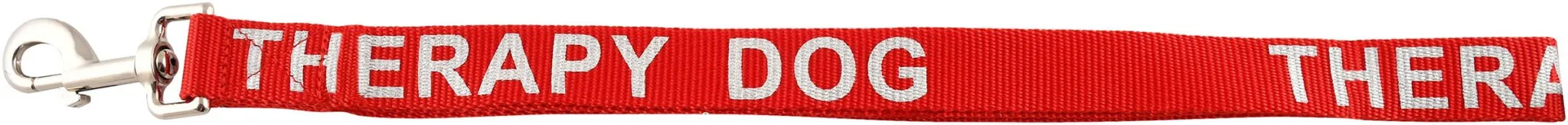 Reflective Print "Therapy Dog" Leash