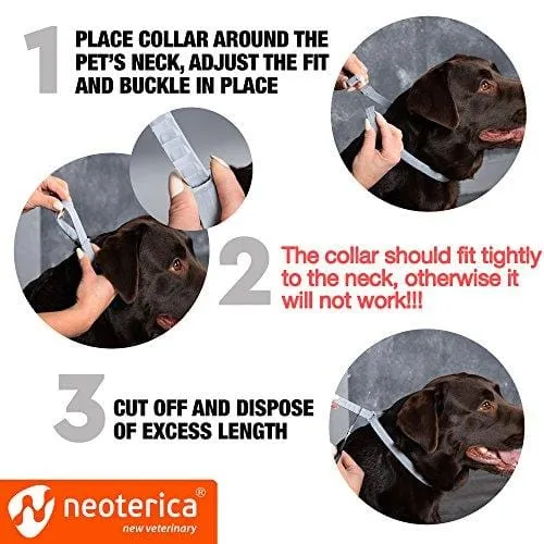Rolf Club 3D FLEA Collar for Dogs - Flea and Tick Prevention for Dogs - Dog Flea and Tick Control for 6 Months - Safe Tick Repellent - Waterproof Tick Treatment (for All Dogs)