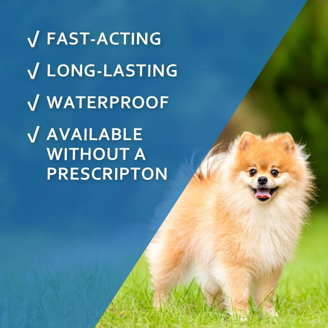 Sentry Fiproguard for Dogs, Flea and Tick Prevention for Dogs (89-132 Pounds), Includes 6 Month Supply of Topical Flea Treatments