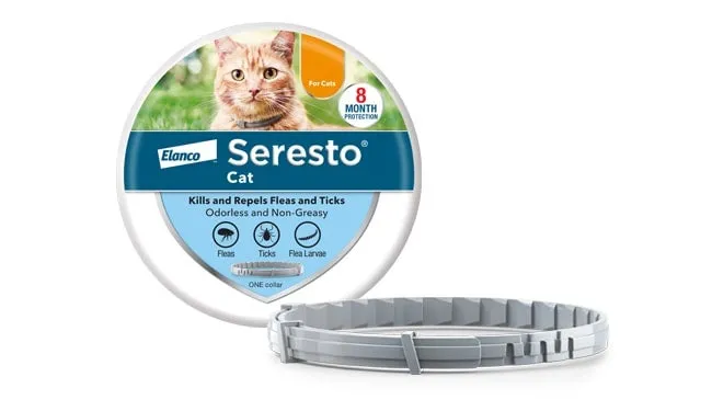 Seresto Flea and Tick Collar for Cats from Elanco