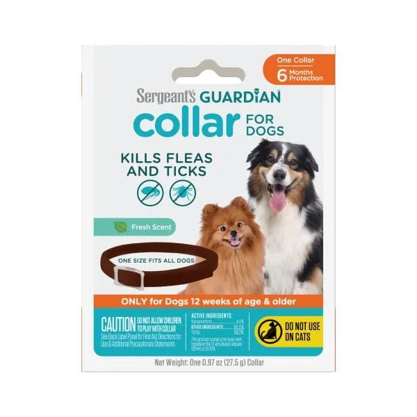 Sergeant's Guardian Flea & Tick Collar for Dogs