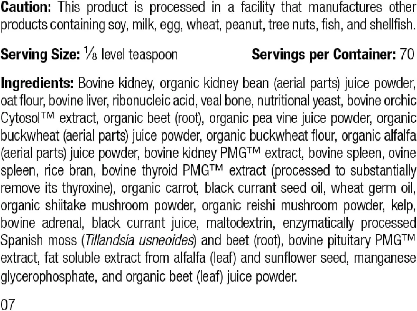 Standard Process Inc. Canine Enteric Support - Digestive System Support for Dogs - Nutritional Dog Supplement for Gut Health - Canine Supplement Formula to Aid Healthy Digestion - 30 g
