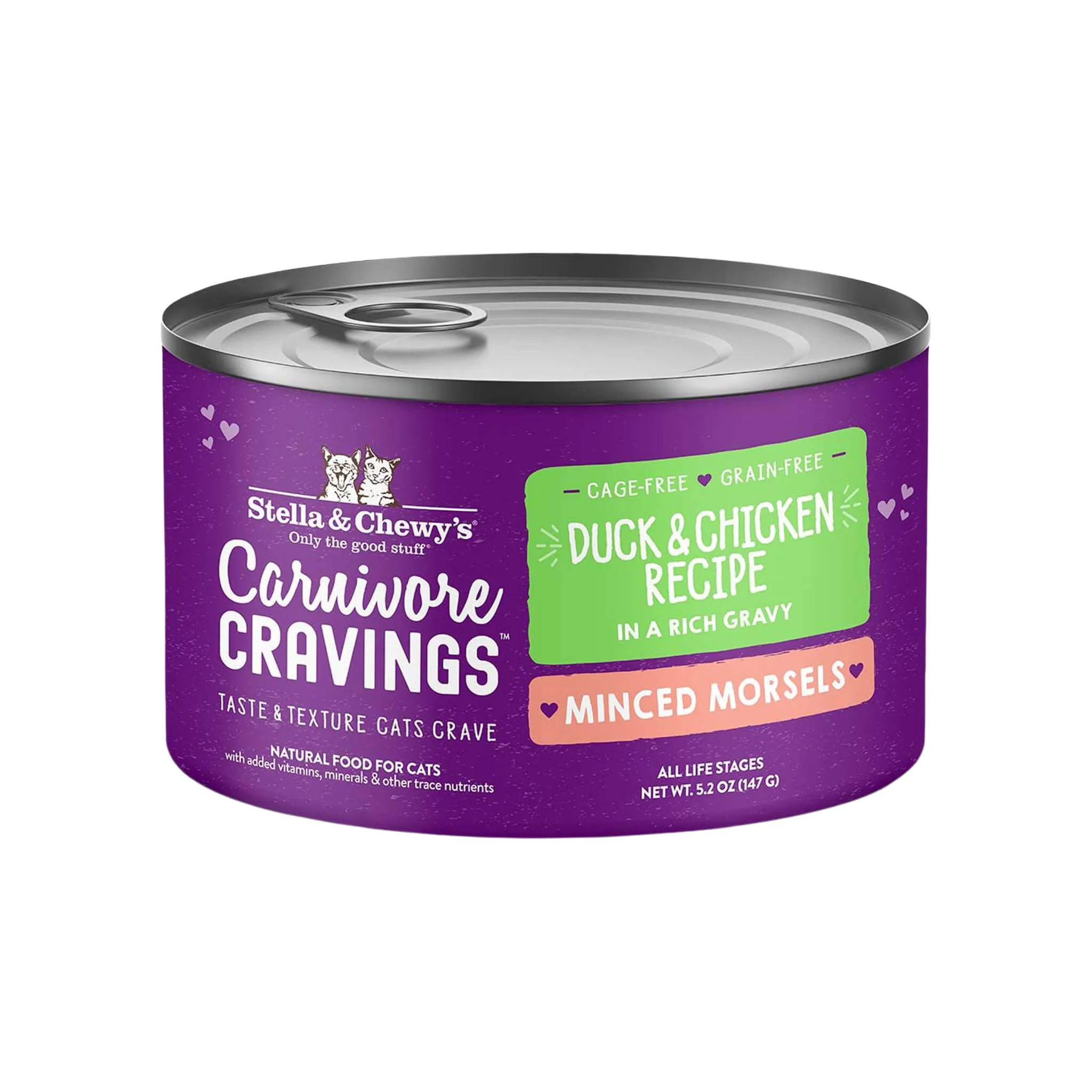 Stella & Chewy's Carnivore Cravings Minced Morsels Chicken & Duck Wet Cat Food