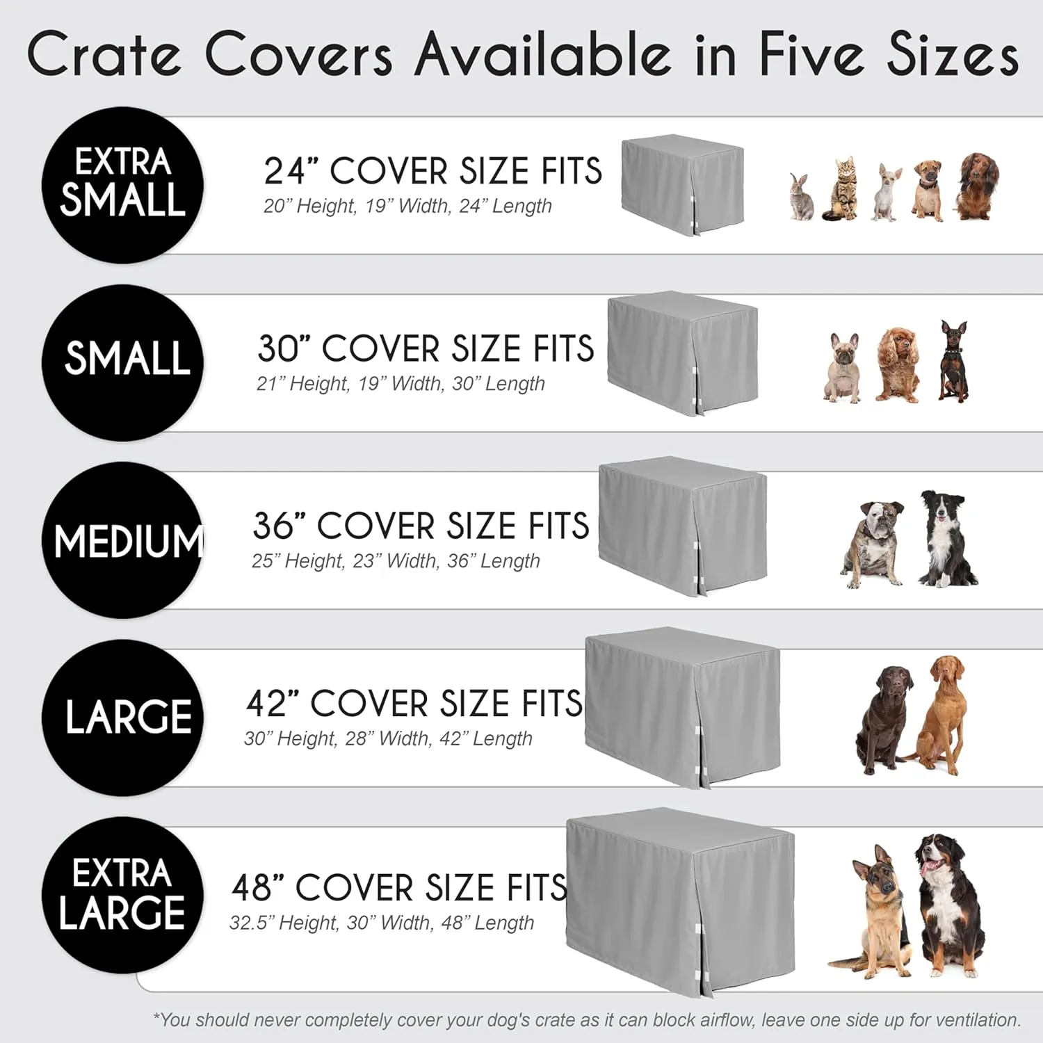 Sweet Jojo Designs 36in. Medium Dog Crate Cover (Grey Boho Tribal) Pet Cage, Kennel Covers (Bohemian, Jacquard, Aztec, Modern, Geometric, Stripes, Textured, Striped, Off White, Gray and Ivory)