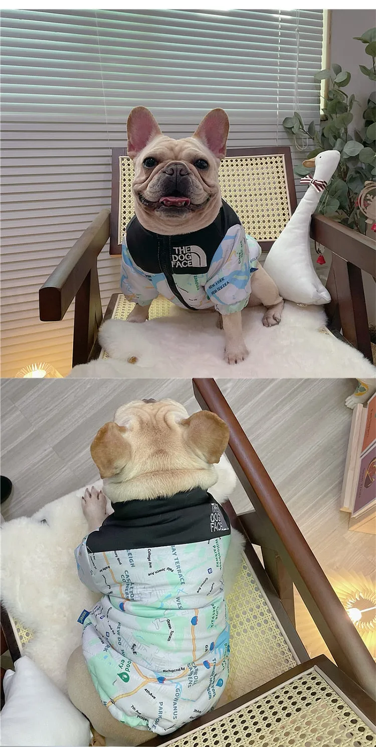 The Dog Face Reflective French Bulldog Waterproof Jacket