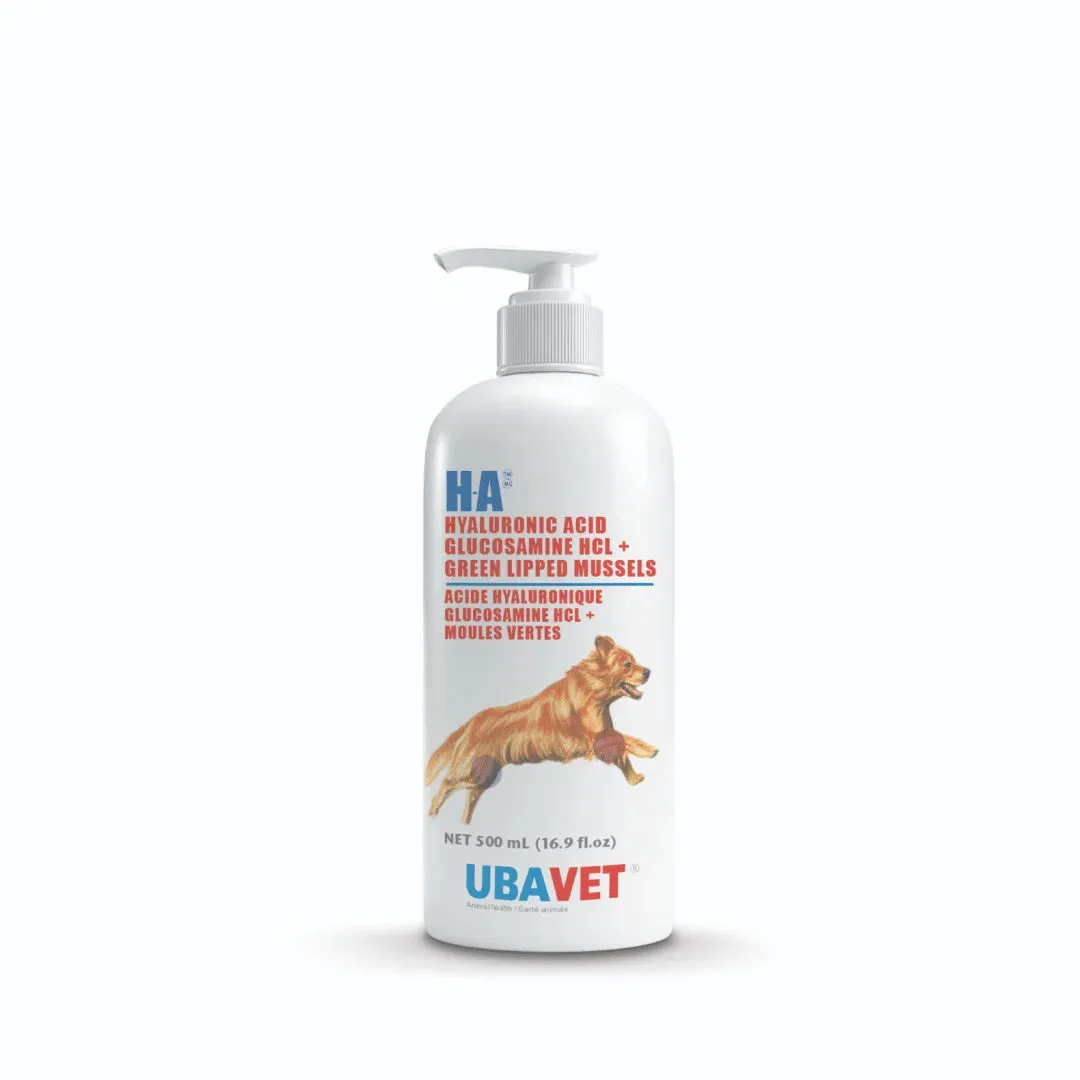 UbaVet H-A (Hyaluronic Acid/Glucosamine/Green Lipped Mussel) 250ml