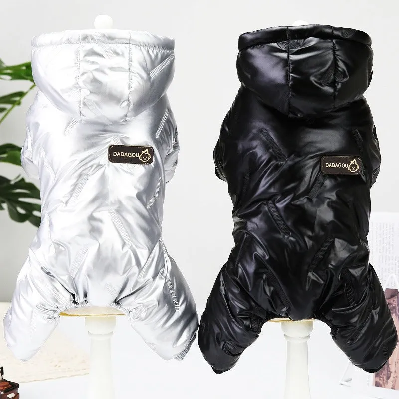 Waterproof Dogs Jacket Pet Dog Clothing Winter Thicken Warm Clothes
