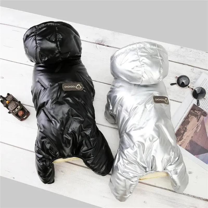 Waterproof Dogs Jacket Pet Dog Clothing Winter Thicken Warm Clothes