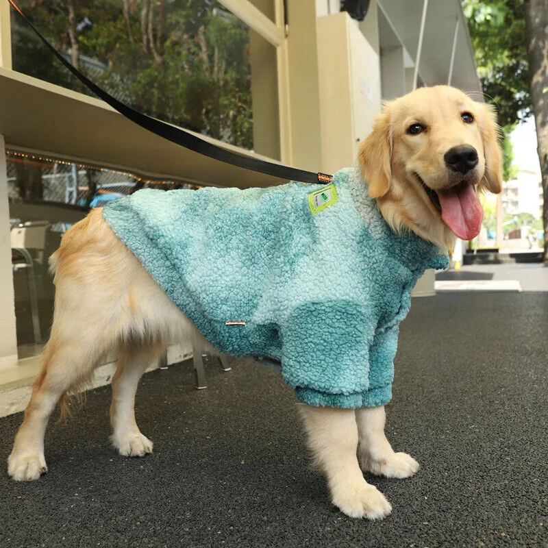 Winte Dog Jacket Coats Big Dog Warm Jacket Cosy Dog Cold Weather Vest with Tow Port