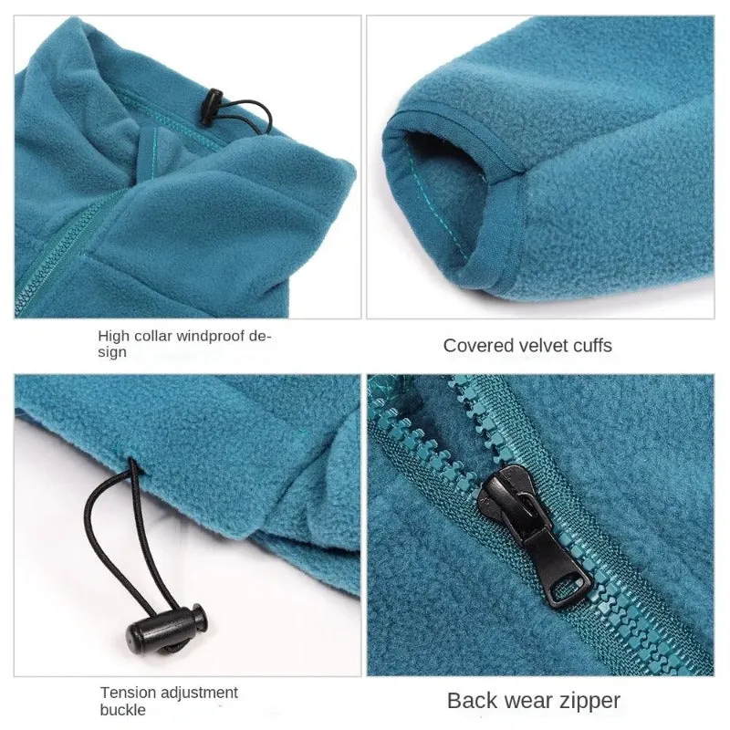 Zipper Dog Jackets Dogs Winter Jumpsuit Clothes Winter Warm Pet Dog Coat